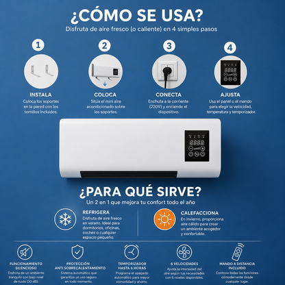 Clibueno™ aire acondicionado 2 en 1